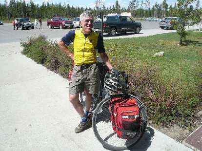 Day 11: In Flagg Ranch, I met Tom Cutler, a septenarian riding the TransAmeria cycling route from Portland to Virginia. Day 11: In Flagg Ranch, I met Tom Cutler, a septenarian riding the TransAmeria cycling route from Portland to Virginia.
