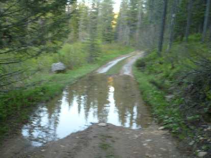 [Almost everyday] Lots of puddles to ride through.