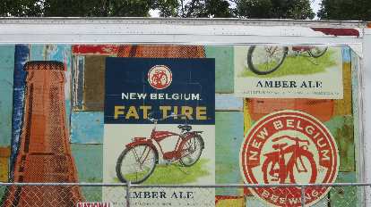Fat Tire is New Belgium Brewing Co.'s most famous beer. Fat Tire is New Belgium Brewing Co.'s most famous beer.