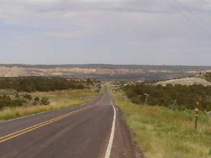 Day 24: Screaming descent into Cuba, NM, with more highway down to Grants. A 170-mile day! (06 Jul 2008) Day 24: Screaming descent into Cuba, NM, with more highway down to Grants. A 170-mile day!