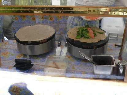 Alyssa and I had these great crepes. Alyssa and I had these great crepes.