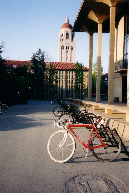 Canny at Stanford, almost nine years after she first rolled onto campus. (29 Mar 2002) Canny at Stanford, almost nine years after she first rolled onto campus.