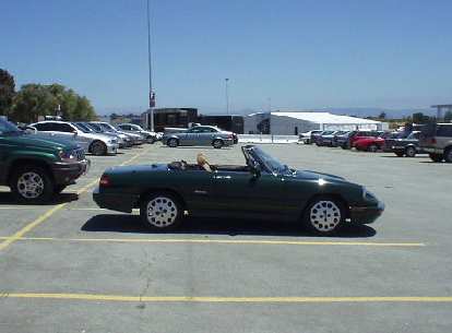 Ultimately I was all very happy to return to my '91 Alfa Romeo Spider, which despite having styling dating back to the 1968 Duetto, looks much better than the Z4, yes?  You decide!