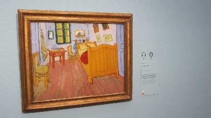 "The bedroom" by Vincent van Gogh.