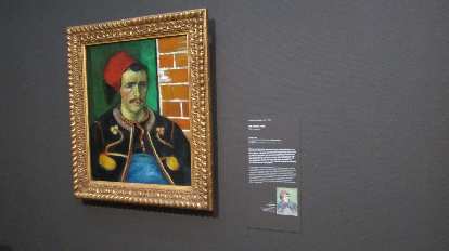 "The zouave" by Vincent van Gogh.