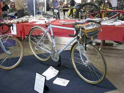 A randonee bike made by the Boulder Bicycle company.