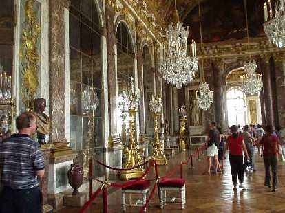 The Hall of Mirrors was a room filled with... mirrors, which were quite rare in the 17th century.