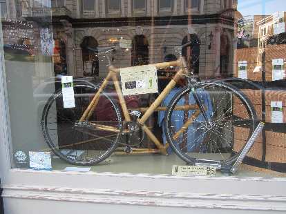 Grass Frames bamboo bicycle.