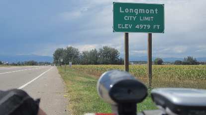 Made it to Longmont on a completely flat front tire.