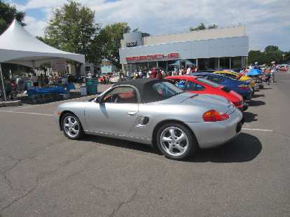 The only Boxster at the show: a 1997 model.