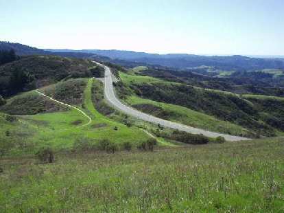 At the top was Skyline Blvd., a favorite road of motorists and sports car drivers alike.