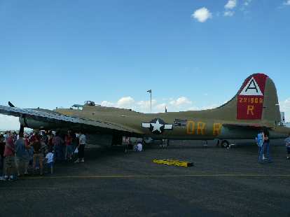 Photo: The Collings Foundation brought their Wings of Freedom exhibit to the Fort Collins-Loveland Airport after a two-year hiatus.  This is a B-17G.
