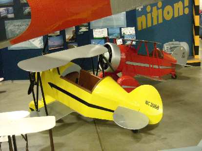 A kiddie plane. I was skeptical that this could fly too.