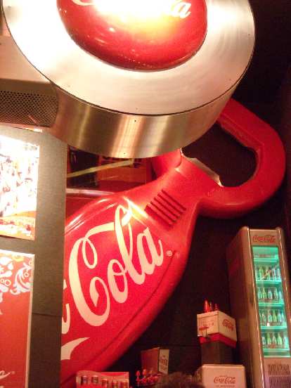 Photo: Giant Coca-Cola bottle opener.