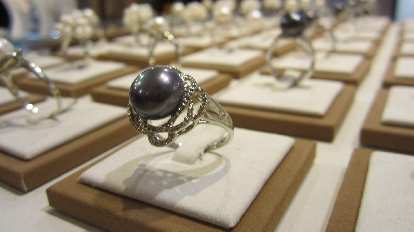 Pearl ring.