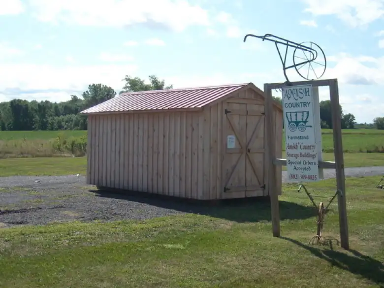 [Mile 406] Amish Country storage buildings.  
