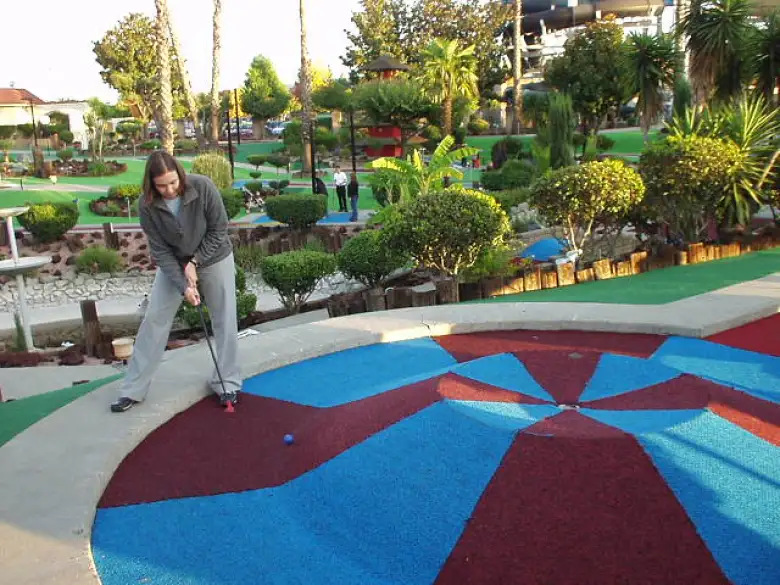 Carolyn doing the dreaded volcano!.