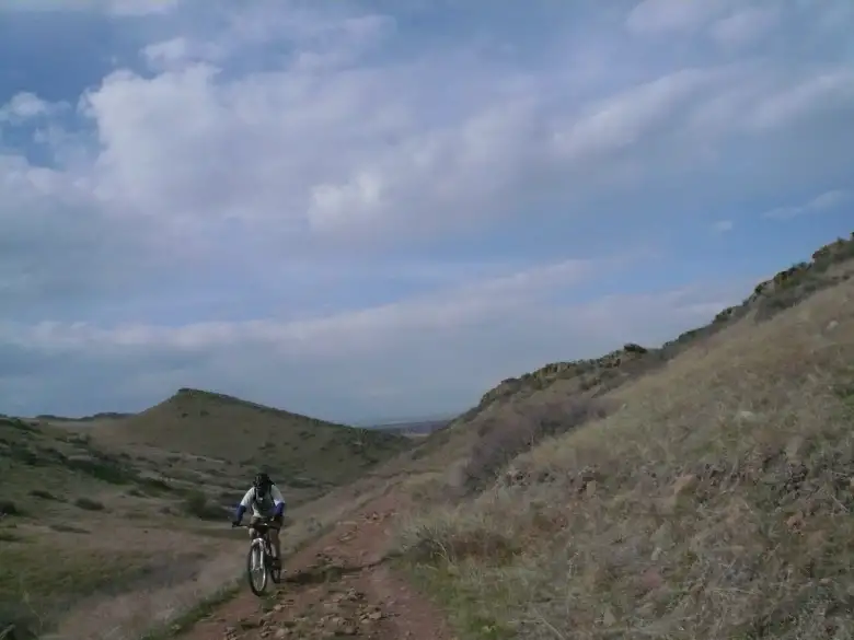 Another mountain biker.