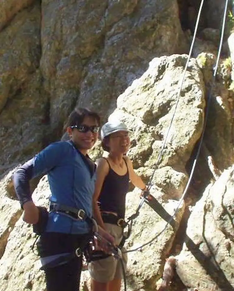 Cute climber ready to climb... Cute climber ready to climb...