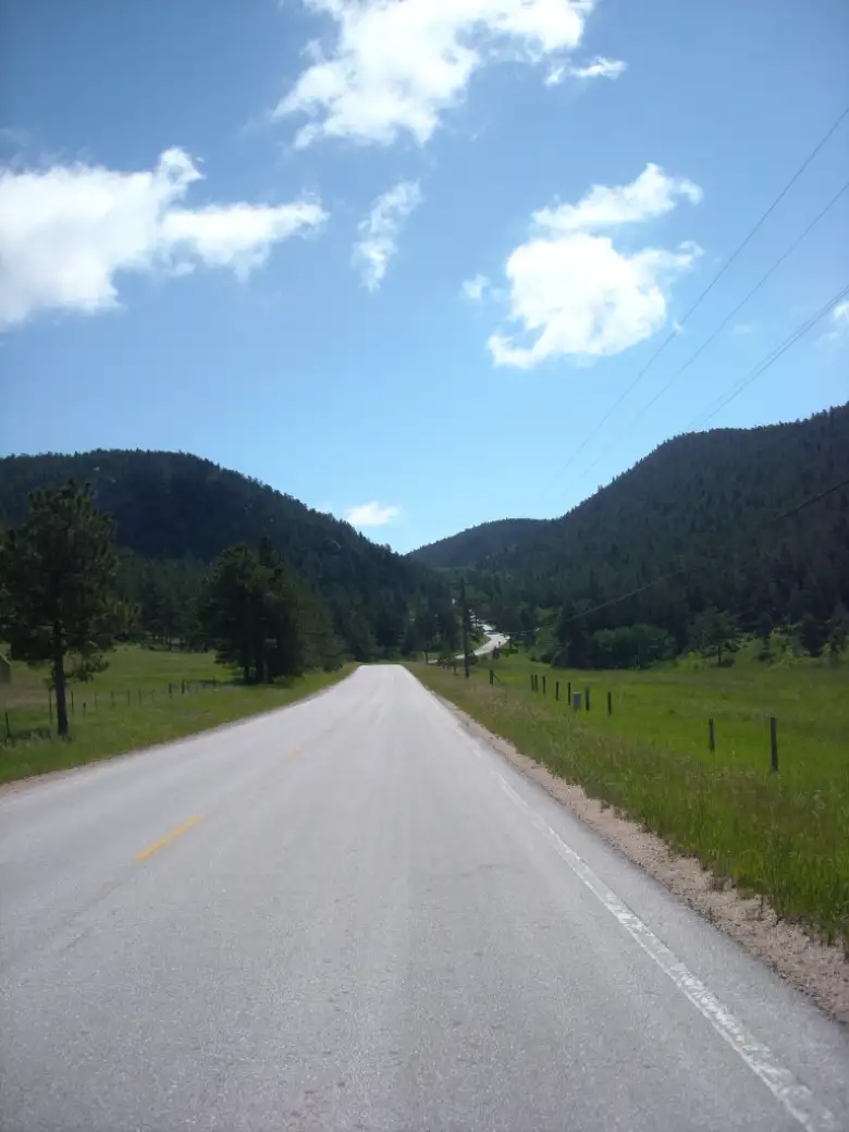 The final two-mile stretch up Rist Canyon.