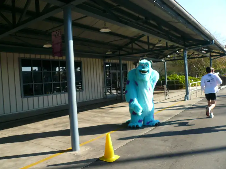 [Mile 23.3, 9:26 a.m.] Sulley from Monsters,  Inc.