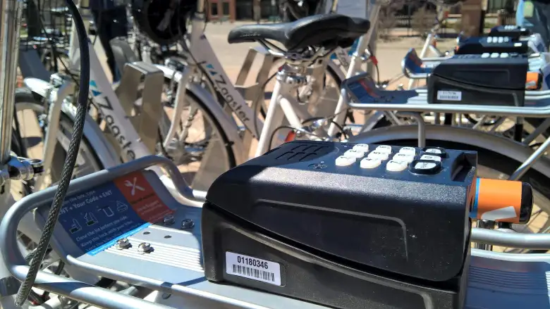 Digital access system for Zagster city share bicycle. Digital access system for Zagster city share bicycle.