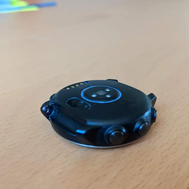 I used a black Sharpie pen to make the grey JB Weld virtually unnoticeable.