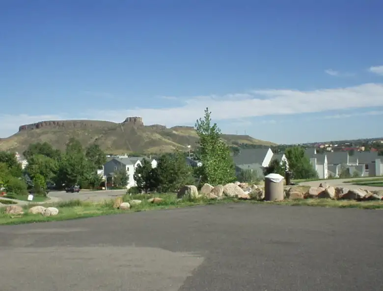 Golden also has quite a few tract home developments in the brown landscape.