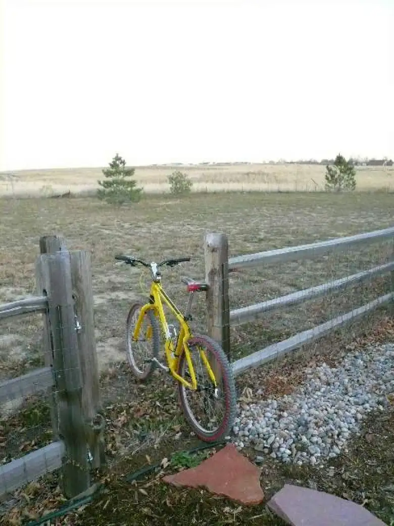 It was such a beautiful November afternoon, I took Cranky out for a ride on some of the dirt paths behind the back yard.