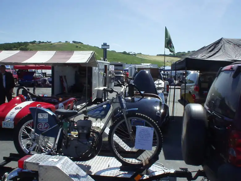 This is a very nice vintage British motorcycle.