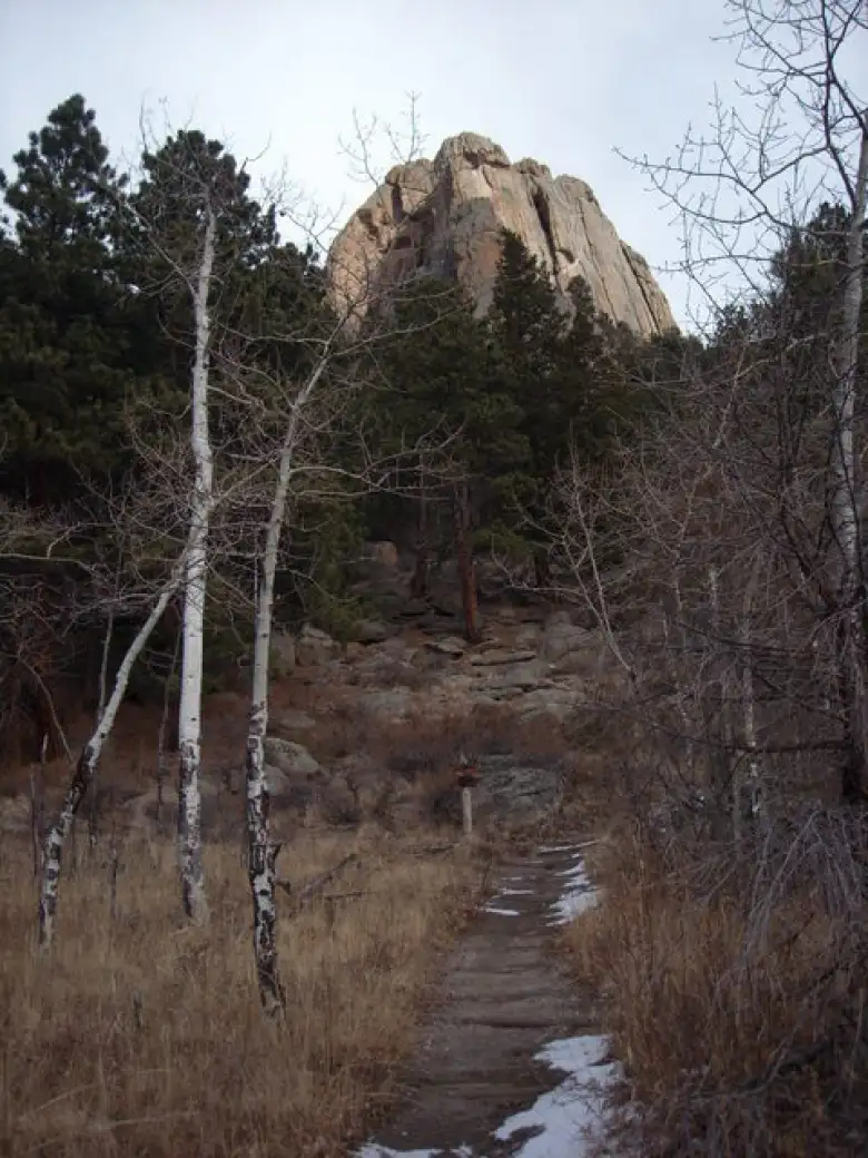 I think the name of this rock is Twin Owls.