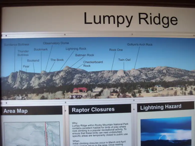 Overview of the Lumpy Ridge area.