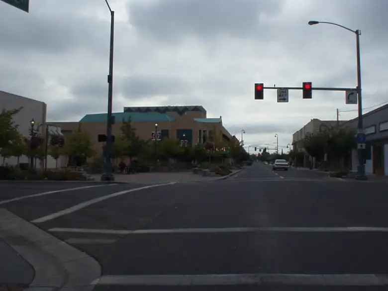 Another shot of downtown Medford.