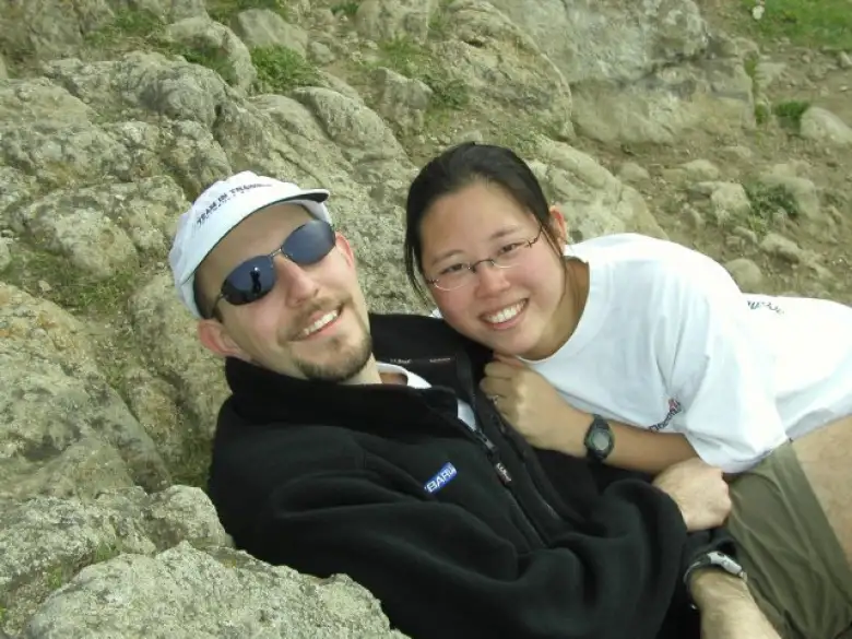 A better picture of Adrian and Evelyn.