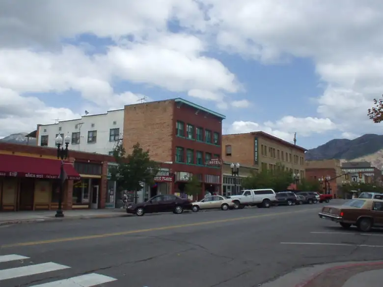 Another view of downtown, which was not very busy on this Saturday.