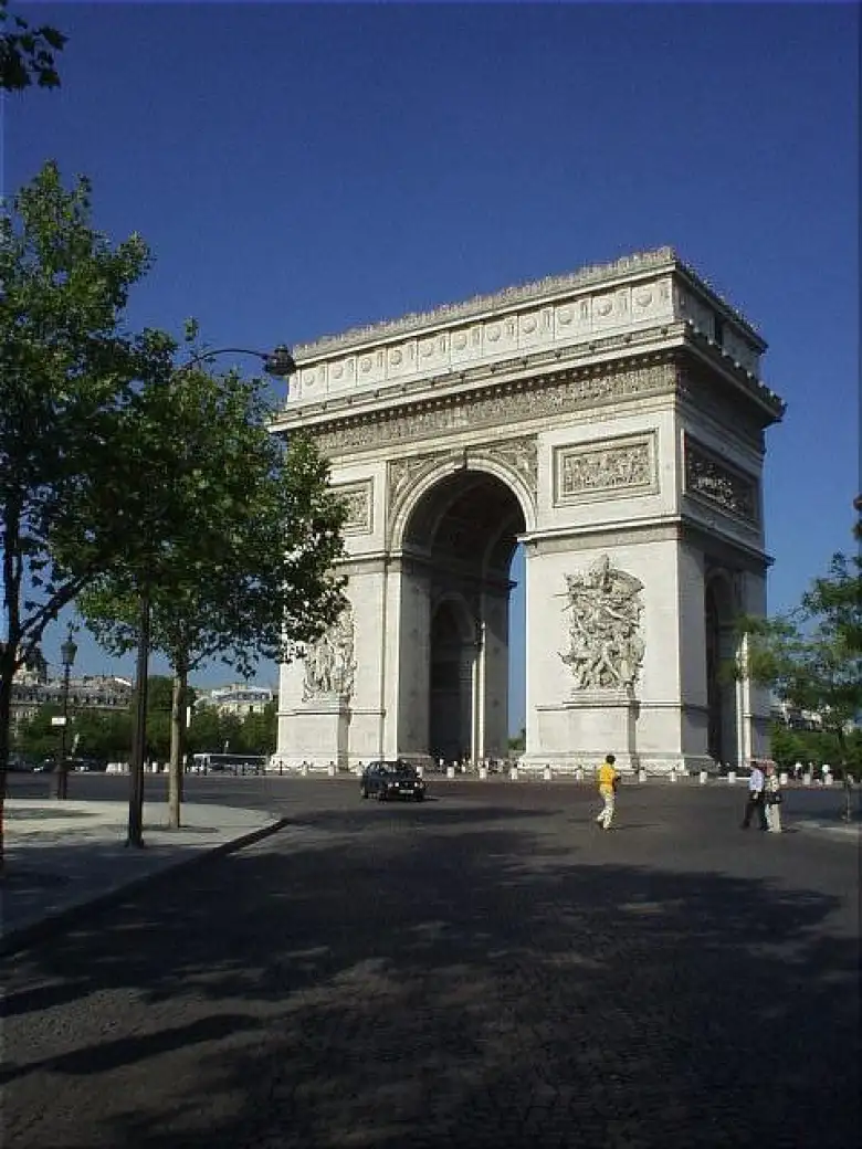 The Arc de Triumph, where I stayed in a nice hotel just a couple of blocks away during my last days in Paris..