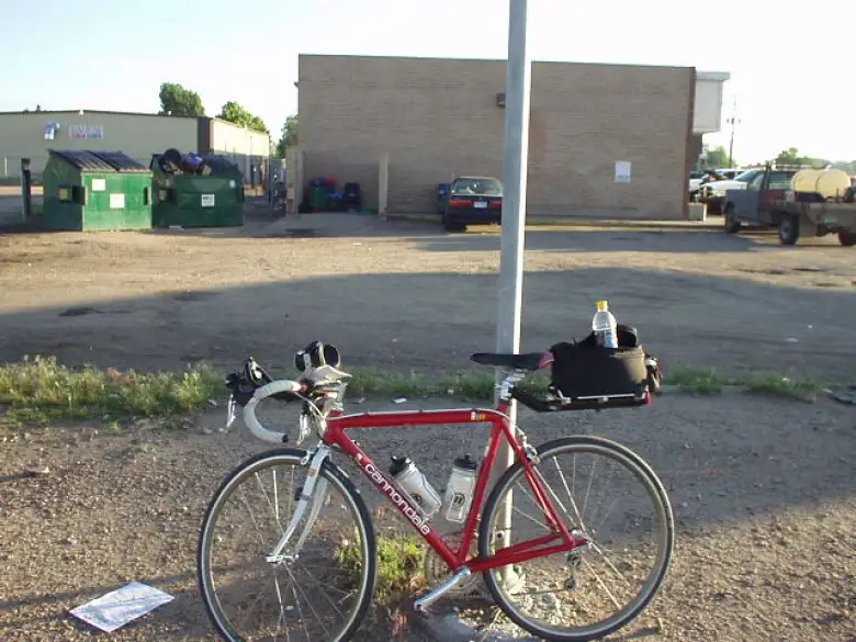 [Mile 37, 6:33 a.m.] Only 37 miles had gone by and already I had to resort to a Pepsi due to having a hard time staying awake.