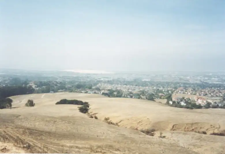 The view of the bay from Mission Peak in Fremont.