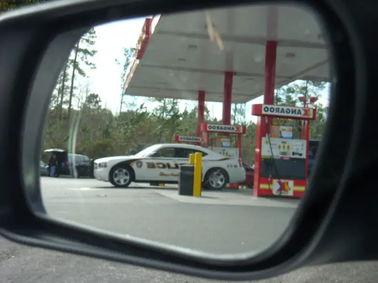 In NASCAR country, it didn't surprise me to see a Dodge Charger cop car.
