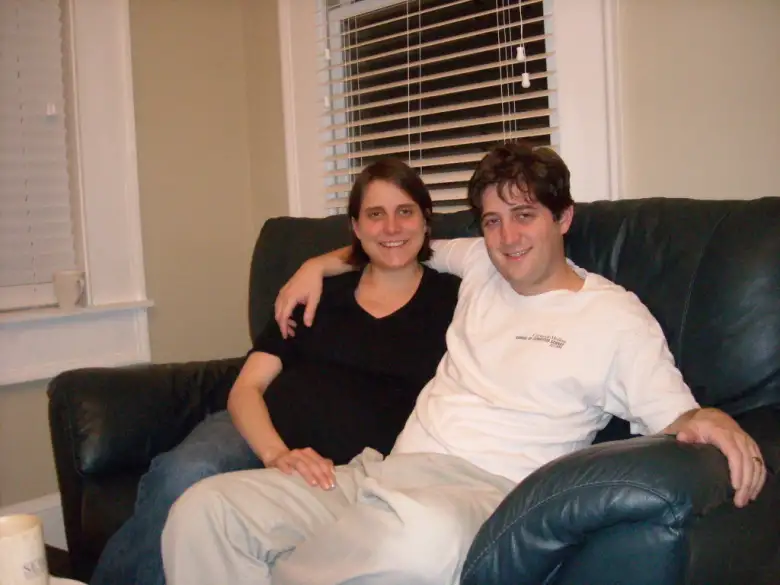 Kat (9 months pregnant) and Guy in Atlanta.  It was great to see them especially since it's been a couple years!