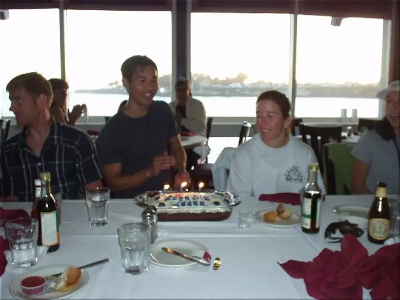 Word has it that Sharon was surprised all right. Joel (Heidi's boyfriend) was also able to make it, who is sitting here next to Felix Wong and Sharon. Word has it that Sharon was surprised all right. Joel (Heidi's boyfriend) was also able to make it, who is sitting here next to Felix Wong and Sharon.