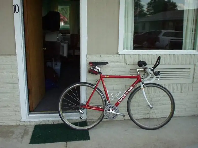 A bike of all trades, here she is dabbing into the world of triathlon for Ironman Coeur d'Alene!  Note the shortened Profile Aerostyke aerobars.