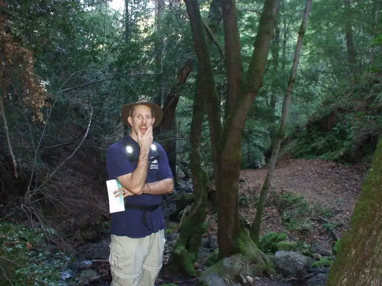 Adrian being pensive.  We all agreed that coming out for this hike was well worth it!