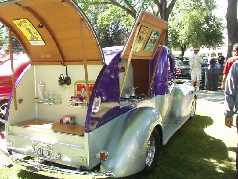 A catering truck.