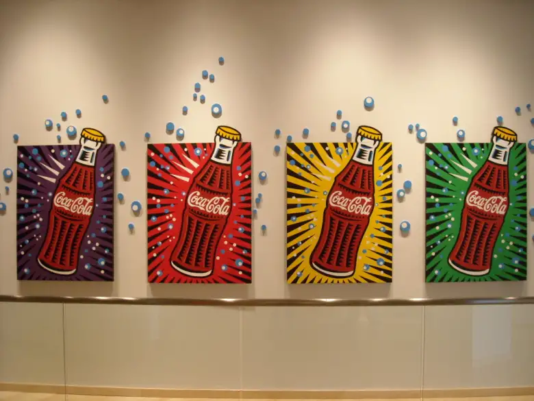 Coca-Cola pop art. Coca-Cola pop art.