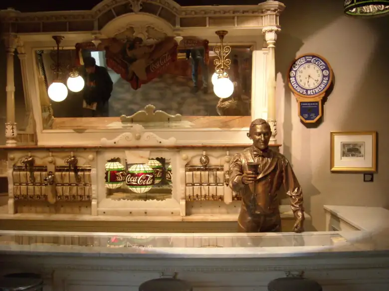 Mockup of an old bar. Mockup of an old bar.