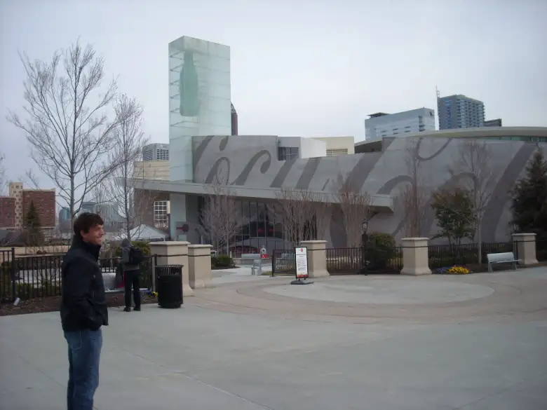 Dan in front of World of Coca-Cola in Atlanta. Dan in front of World of Coca-Cola in Atlanta.