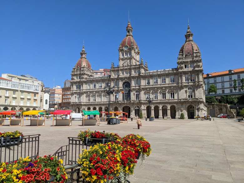 City Hall in A Coruña.