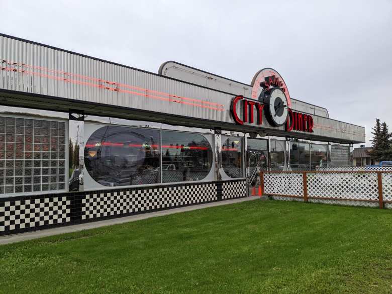 We ate lunch at the City Diner in Anchorage.