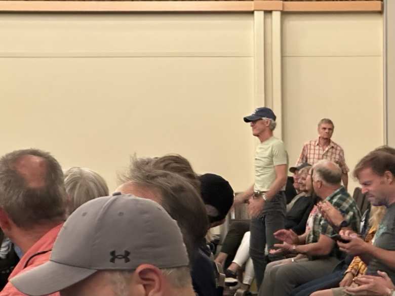 John Bowen in the audience talked about how he was a double for Kevin Costner in the film. 